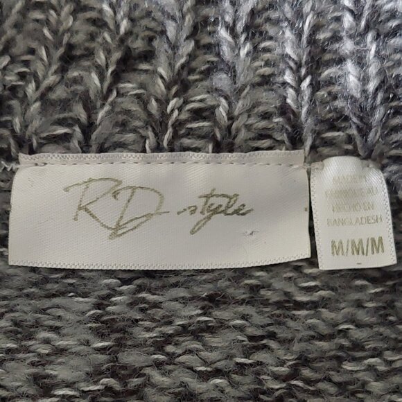 RD style Gray Cardigan Sweater Women's Size M - Picture 6 of 8